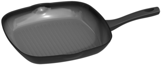 Michelino Nora New Line Grillpfanne, geeignet für alle Herdarten - 24x24 cm