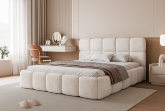 yourhouse24 Polsterbett Cloud Doppelbett Bettgestell Lattenrost mit Bettkasten