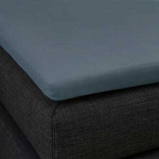 Formesse Split-Topper Spannbetttuch La Piccola Duo 2|160x210 - 220 cm| graphit