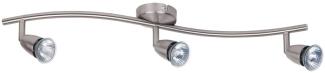 Rabalux Norman Deckenspot 3x GU10 satin chrom