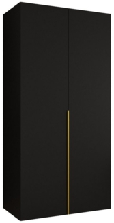 ABIKS MÖBEL Drehtürenschrank ALICANTE 1 Schlafzimmerschrank mit Kleiderstange und Regalen