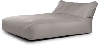 Sitzsack ‘Sofa Sunbed‘, Bezugstoff - Colorin, 100% Olefin, White grey, 80x180x140 cm cm.