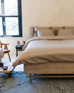 Kayori Bettwäsche Shizu, Perkal (Bio-Baumwolle), 2 teilig, Hergestellt aus 100% Baumwolle-perkal