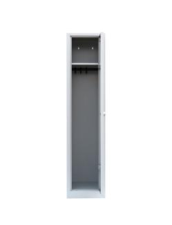 Komfort Spind Garderobenschrank Stahlschrank Metallschrank Kleiderspind 180 x 41,5 x 50 cm Weiß 1 Abteil, 515117