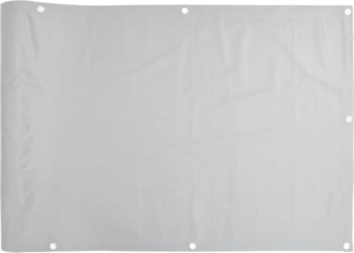 vidaXL Balkon-Sichtschutz Grau 400x120 cm PVC 4005493