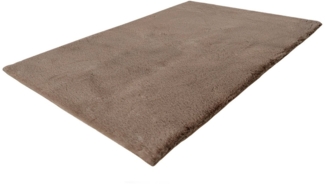 Kayoom Badematte Rabbit Light, Höhe 22 mm, rutschhemmend beschichtet, fußbodenheizungsgeeignet, Polyester, rechteckig, weiche Kaninchenfell Haptik, Badezimmer, Kinderzimmer, Schlafzimmer