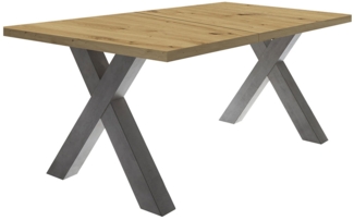 Ausziehtisch Biblis-System / The big System, Holzfarben, 160 x 78 x 90 cm