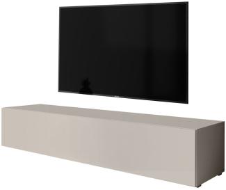 Furnix TV-Schrank TV Hängeboard ZALVO Lowboard modern 160 cm breit dezent & zeitlos, 3 geräumige Fächer