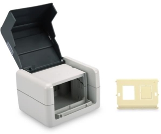 DIGITUS Außenaufputzgehäuse IP44, Aufputz-Montage