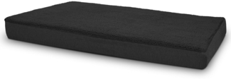 75 x 50 x 8 cm ergonomisches Hundekissen Größe S, Farbe schwarz