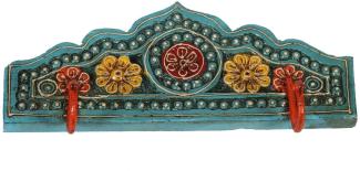 Orientalischer Kleiderhaken Taj Mahal Türkis