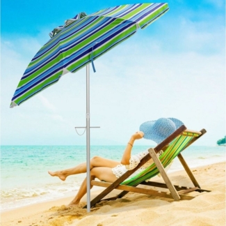 COSTWAY Sonnenschirm, LxB: 198,00x198,00 cm, UV50+, mit Tragetasche