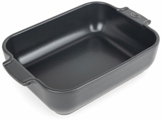 PEUGEOT Auflaufform APPOLIA Keramik 25cm Rechteckig Schiefergrau Backo, Keramik, Keramik