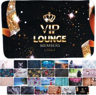 Sanilo Badematte mit Motiv, viele schöne Badteppiche zur Auswahl, rutschhemmend beschichtet, waschbar, schnelltrocknend, Polyester, rechteckig, sehr weich, hochwertig & modern, 50x80 cm oder 70x110 cm