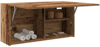 Bad-Wandschrank Altholz-Optik 80x25x40 cm Holzwerkstoff