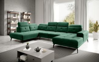 Wohnideebilder Bretan Dunkelgrün Ecksofas & Eckcouches CO-BRE-LT-35LU