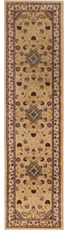 Kadima Design Traditioneller Teppich in Trendfarben "Glazert". Farbe: Braun, 60x230 cm