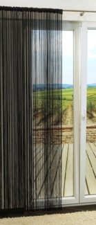 LYSEL® Gardine Fadenvorhang Strippe, (1 St), transparent, HxB 320x100cm