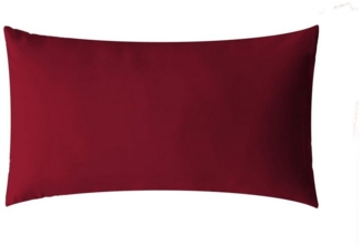 aqua-textil Kissenbezüge Luxury Kissenbezüge Kissenhüllen Mako Satin 30x50 cm bordeaux
