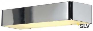 SLV Wandleuchte, WL 149 R7s, rechteckig, chrom, R7s 78mm, max. 60W - Wand- und Deckenleuchten