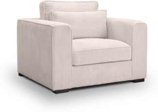 Sessel 1 Sitzer B/H/T: 120 x 92 x 112 cm in grau-beige