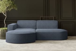 Kaiser Möbel Ecksofa Designer MODENA STUDIO L stoff Cord, Verita,Boucle, Ecksofa, Cord Sofa, L-Form, Links/Rechts wählbar