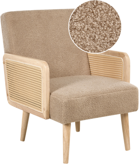 Sessel HOJBY Bouclé Sandbeige