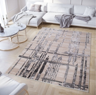 Tapiso Teppich CRYSTAL, rechteckig, Höhe: 8 mm, Wohnzimmer, Schlafzimmer, modern Design