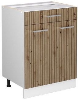 Küchenunterschrank R-Line Artisan-Eiche 60 cm mit Schublade, ohne Arbeitsplatte Vicco