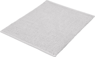 Kleine Wolke Badematte Punto, Höhe 5 mm, rutschhemmend beschichtet, fußbodenheizungsgeeignet, Baumwolle, rechteckig, Badteppich, Uni Farben, Oberfläche reine Baumwolle