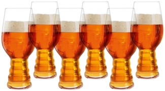 Spiegelau Beer Classics Indian Pale Ale Sixpack, 6er Set, Glas, Bierglas, Bier, Kristallglas, 540 ml, 4991782