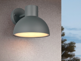 Retro Style Downlight Außenwandleuchte ELBE Anthrazit, Ø 20cm