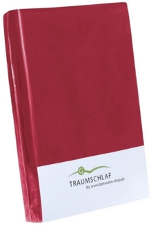 TRAUMSCHLAF Spannbettlaken Jersey-Elasthan Stretch, Jersey, Gummizug: Rundumgummi, (1 Stück), auch für hohe Matratzen