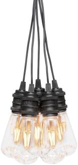 KONSTSMIDE No. 2365-800 LED globe Party Lichterkette retro Design birnenförmig dimmbar IP44