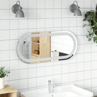 vidaXL LED-Badspiegel 70x30 cm Oval 353284