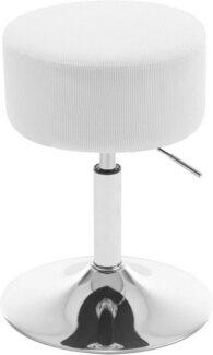 Woltu Drehhocker, Schminkhocker Cord, höhenverstellbar drehbar