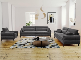 Beautysofa Polstergarnitur Belweder, (Couchgarnitur 321 Möbelset), Sofa 3-Sizter 2-Sizter Sessel Polstergarnitur
