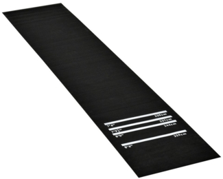 MC Star Dartmatte rutschfeste Gummimatte für Steeldart & Softdart, Dartzubehör (Teppich, ideal für Turniere & Zuhause)