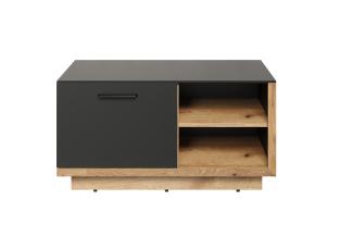 Garderobe Sitzbank Synnax in grau und Eiche Evoke 90 cm