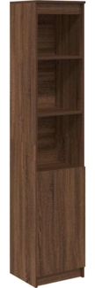 vidaXL Highboard Braun Eichen-Optik 37,5x35x180 cm Holzwerkstoff 861676