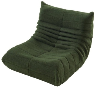 REDOM Sofa Sitzsack, Einzelsofa, Wohnzimmer Sofa, Interne rahmenlose Struktur, Teddyfleece+Schaumstoff mit hoher Dichte 1 Teile