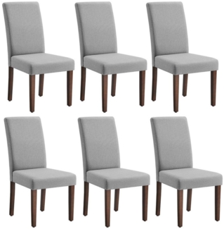 VASAGLE Esszimmerstuhl 2er Set/ 4er Set/ 6er Set Esszimmerstühle, Küchenstuhl (Set, 6 St), Parsons-Stil, 58 x 48 x 99 cm, stuhl bis 120 kg