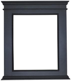 Casa Padrino Landhausstil Spiegelrahmen Schwarz 94 x 8 x H. 108 cm - Landhausstil Möbel