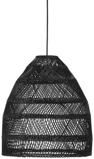 PR Home 3436-2503 Maja Outdoor Pendelleuchte Rattan Schwarz IP44 36cm