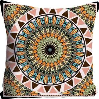 queence Dekokissen »Mandala«, Kissenhülle ohne Füllung, 1 Stück