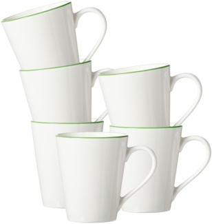 Ritzenhoff & Breker Adela Henkelbecher 300 ml 6er Set - grün - DS