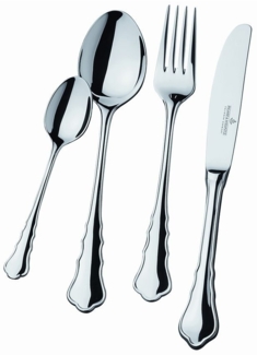Picard & Wielpütz Solingen Besteck-Set Chippendale (30-tlg), 6 Personen, Chromnickelstahl 18/10, poliert