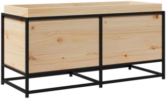 vidaXL Pflanzkübel, 100 x 40 x 50 cm, Kiefernholz Natur