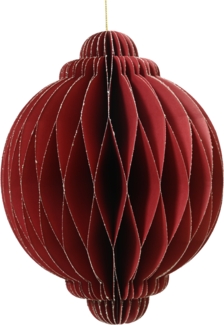 Hänger Papierzwiebel CHRISTMAS