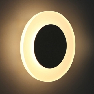 Nettlife LED Wandleuchte Wandlampe innen Flur modern Wand, LED fest integriert, Warmweiße